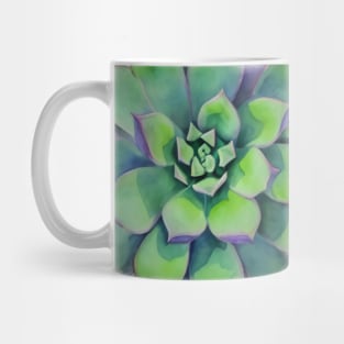 Watercolor succulent Mug